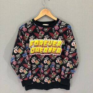 ZARA Forever Dreamer Black Print Sweatshirt